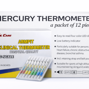 MERCURY THERMOMETER a Packet of 12 Pieces